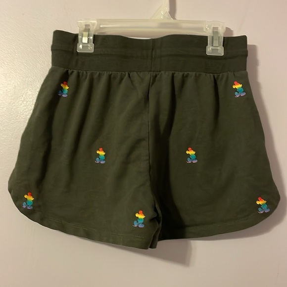 Disney Pride Rainbow Mickey Mouse Gray Shorts size XS - Picture 9 of 14